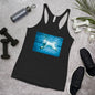 WanderBack Racerback Women's Tank Top - Polar Paddle