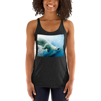 WanderBack Racerback Women's Tank Top - Polar Dip