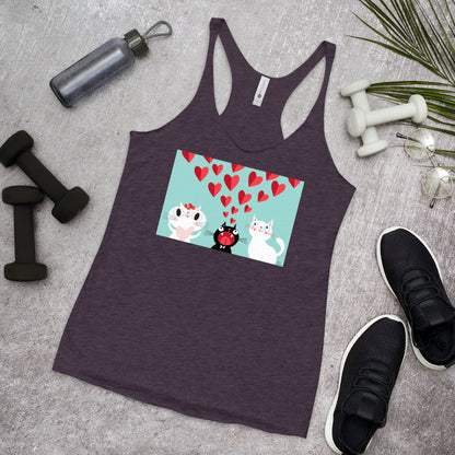 WanderBack Racerback Women's Tank Top - I Love You. I Love You. I Love You.