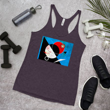 Load image into Gallery viewer, Racerback Tank Top - Abstract Orbits
