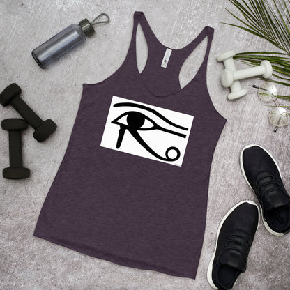 WanderBack Racerback Women's Tank Top - Eye of Horus