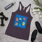 WanderBack Racerback Women's Tank Top - Blue Moose & Friends