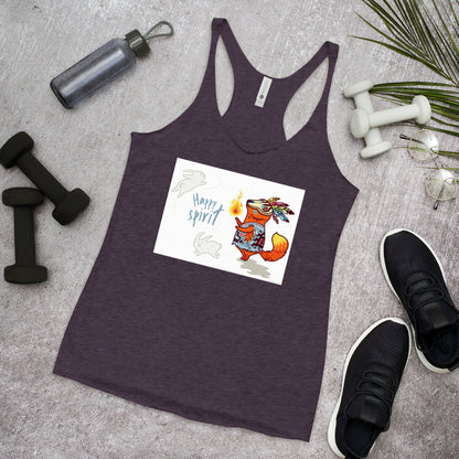 WanderBack Racerback Women's Tank Top - Happy Spirit