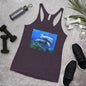 WanderBack Racerback Women's Tank Top - Dolphin Formation