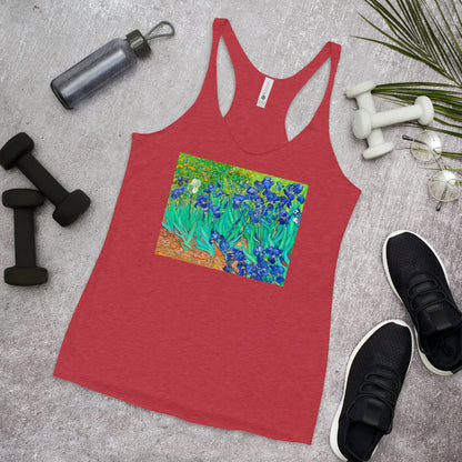 WanderBack Racerback Women's Tank Top - van Gogh: Irises