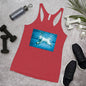 WanderBack Racerback Women's Tank Top - Polar Paddle