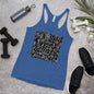 WanderBack Racerback Women's Tank Top - Runic Magic Hand Symbols