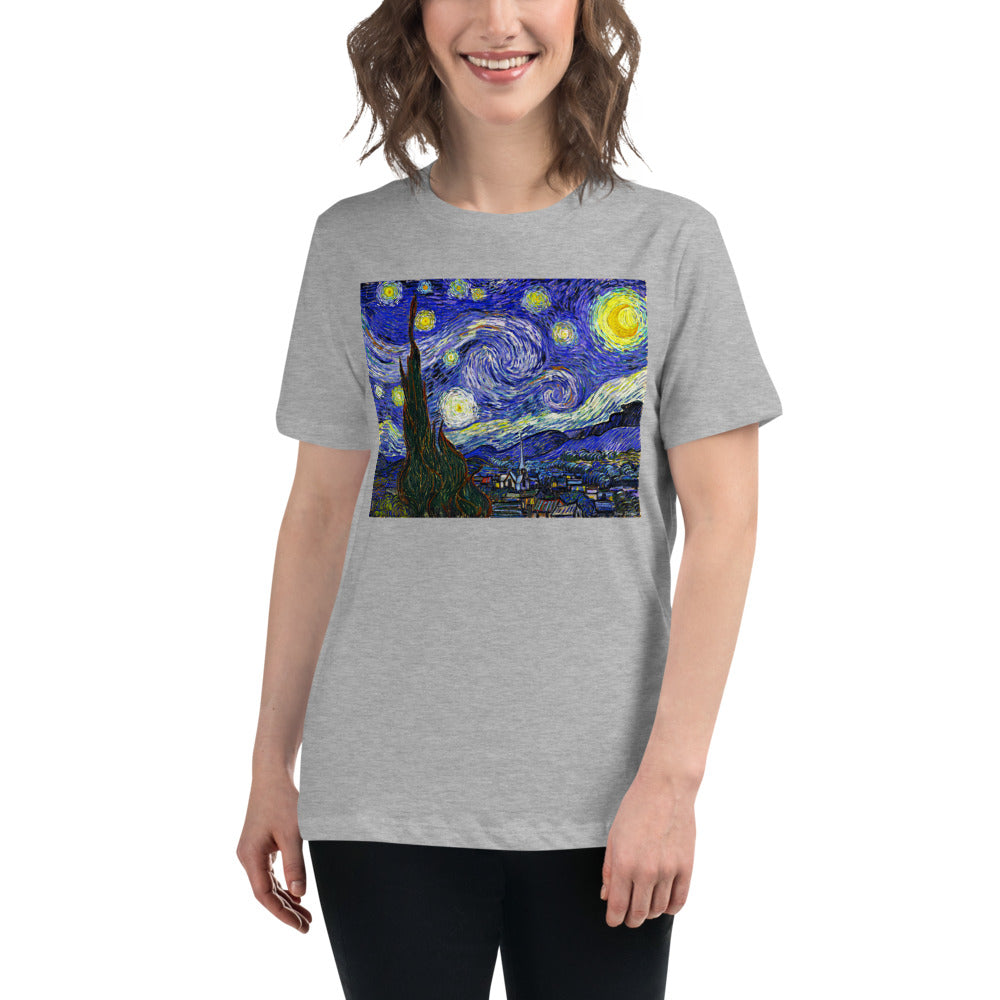 Premium Relaxed Crew Neck - van Gogh: Starry Night