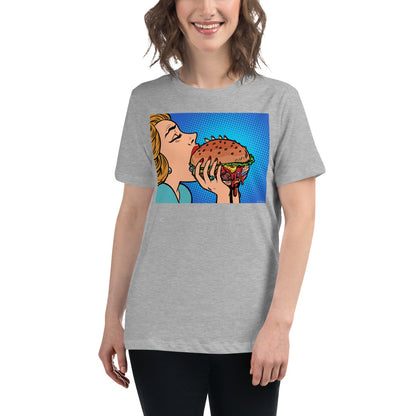 Premium Relaxed Crew Neck - Hamburger Feast