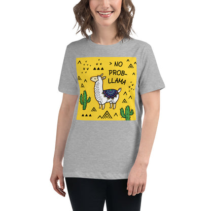 Premium Relaxed Tee - NO PROB-LLAMA