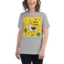 Load image into Gallery viewer, Premium Relaxed Tee - NO PROB-LLAMA
