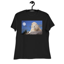 Load image into Gallery viewer, Premium Relaxed Crew Neck - Lion in Moonlight
