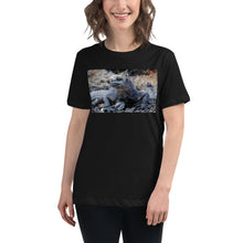 Load image into Gallery viewer, Premium Relaxed Crew Neck - Galapagos Blue Marine Iguana
