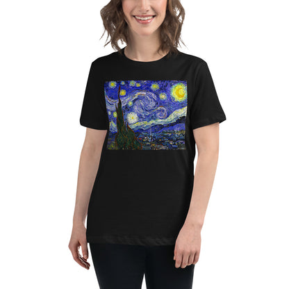 Premium Relaxed Crew Neck - van Gogh: Starry Night