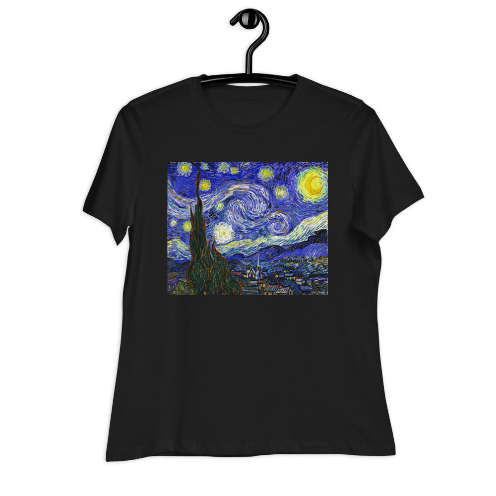 Premium Relaxed Crew Neck - van Gogh: Starry Night