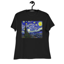 Load image into Gallery viewer, Premium Relaxed Crew Neck - van Gogh: Starry Night
