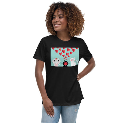 Premium Relaxed Crew Neck - Love Cats