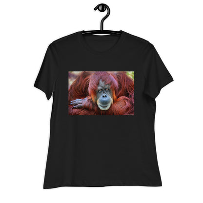 Premium Soft Crew Neck - Natural Redhead Orangutan