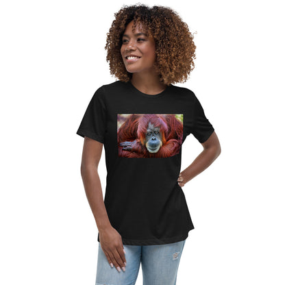 Premium Soft Crew Neck - Natural Redhead Orangutan