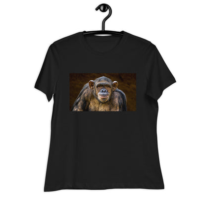 Premium Soft Crew Neck - Chimpanzee Posing