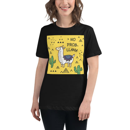 Premium Relaxed Tee - NO PROB-LLAMA