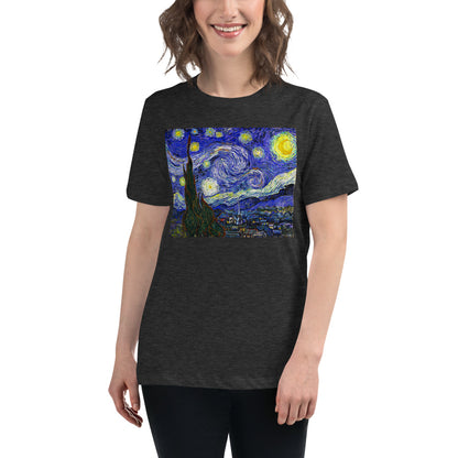 Premium Relaxed Crew Neck - van Gogh: Starry Night