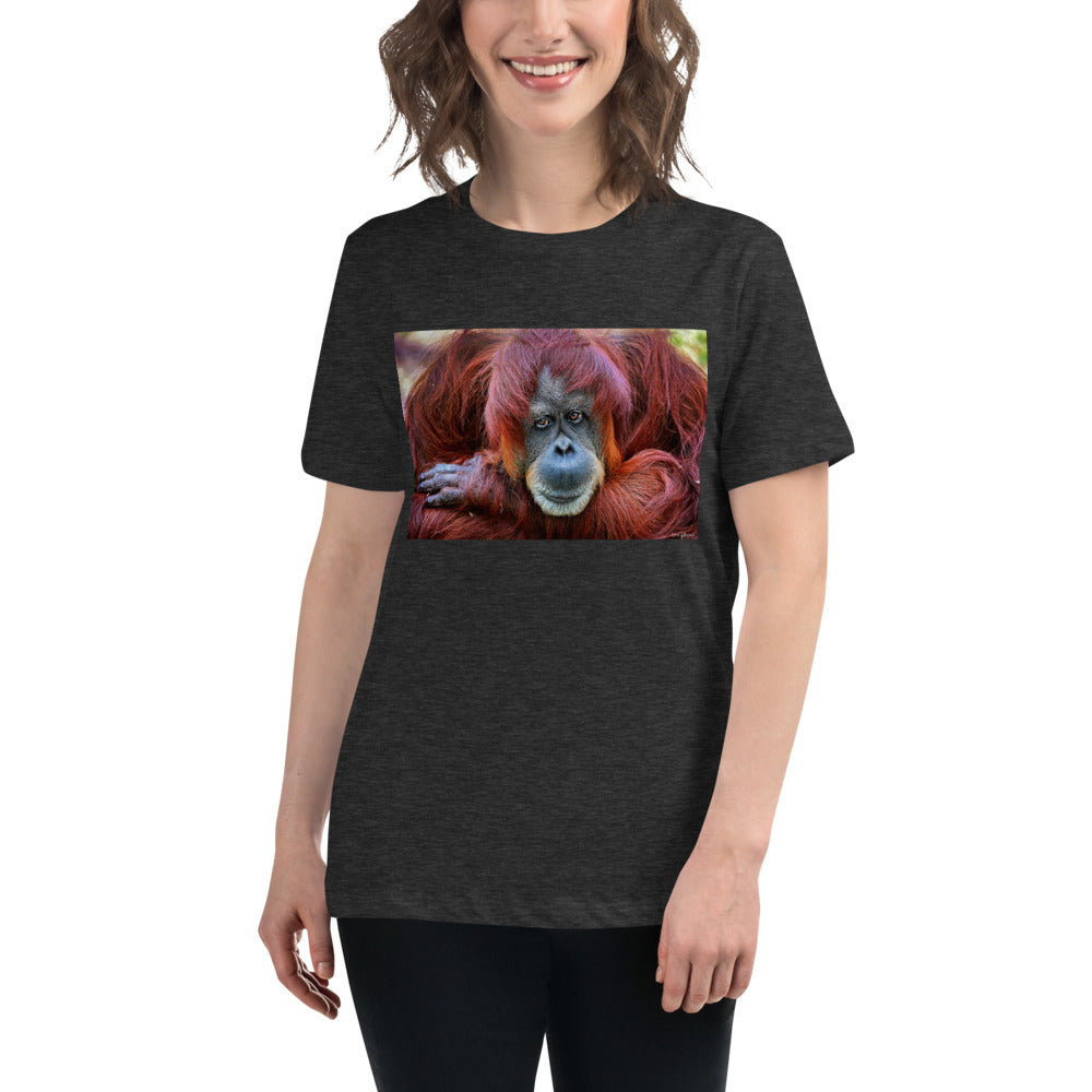 Premium Soft Crew Neck - Natural Redhead Orangutan