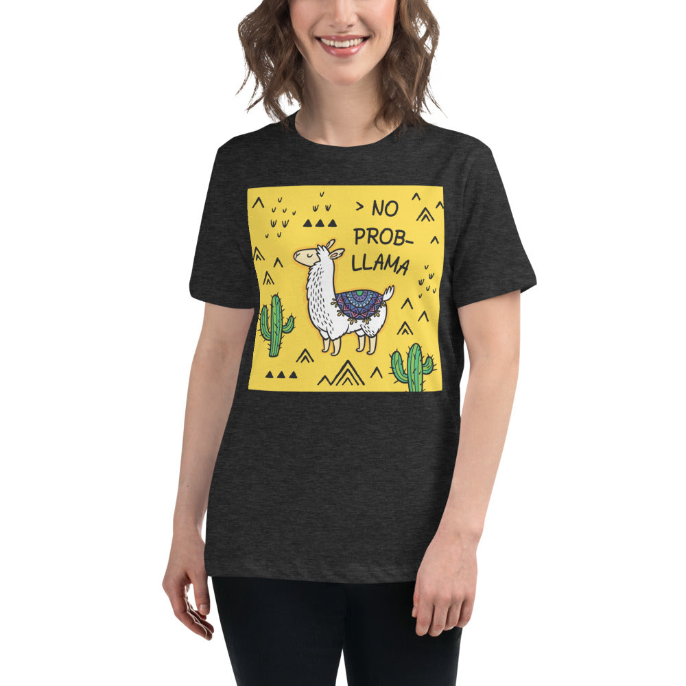 Premium Relaxed Tee - NO PROB-LLAMA