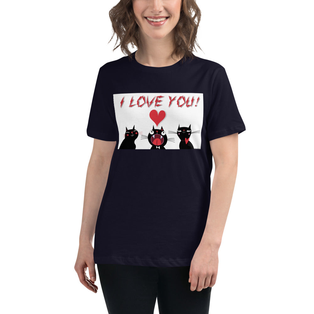 Premium Relaxed Crew Neck - I love You!