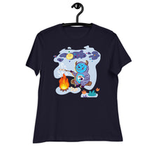 Load image into Gallery viewer, Premium Relaxed Tee - Yeti Campfire
