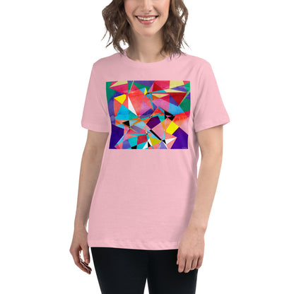 Premium Relaxed Crew Neck - Abstract Triangles