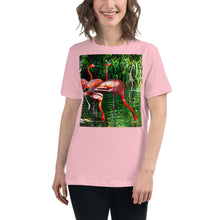 Load image into Gallery viewer, Premium Soft Crew Neck - Pink Flamingos
