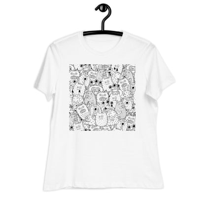 Premium Relaxed Crew Neck - Funny Monsters