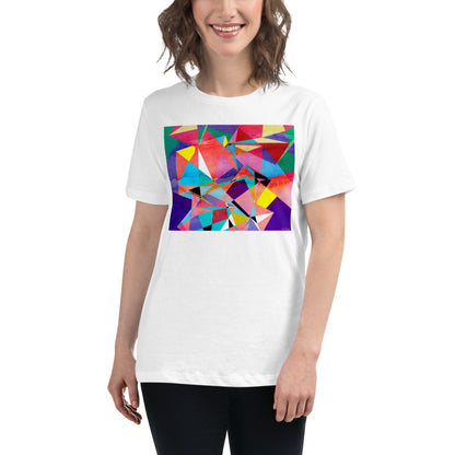 Premium Relaxed Crew Neck - Abstract Triangles
