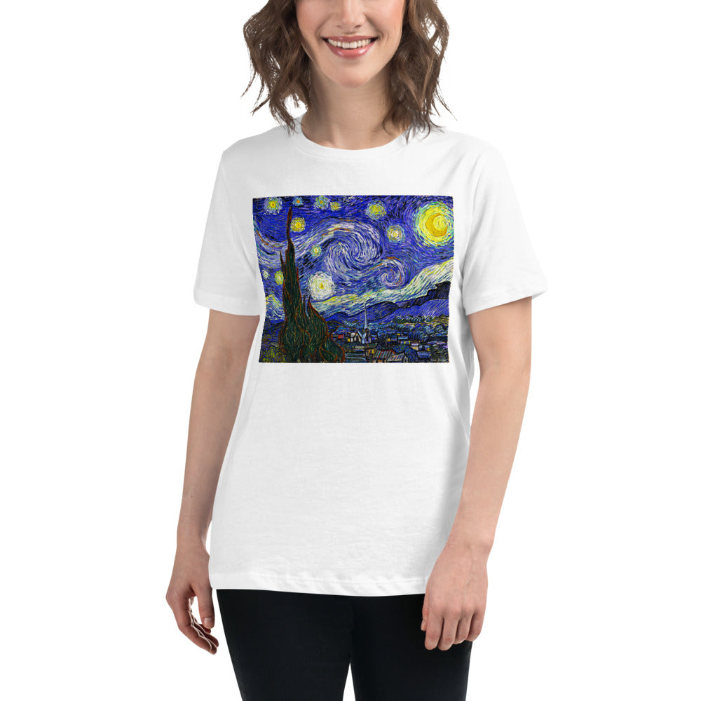 Premium Relaxed Crew Neck - van Gogh: Starry Night