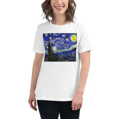 Premium Relaxed Crew Neck - van Gogh: Starry Night