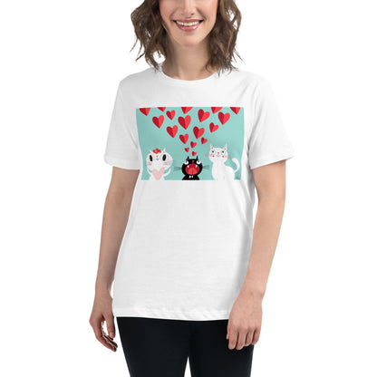 Premium Relaxed Crew Neck - Love Cats
