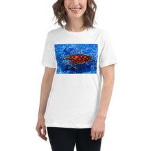 Load image into Gallery viewer, Premium Relaxed Crew Neck - Sea Turtle in Blue Water
