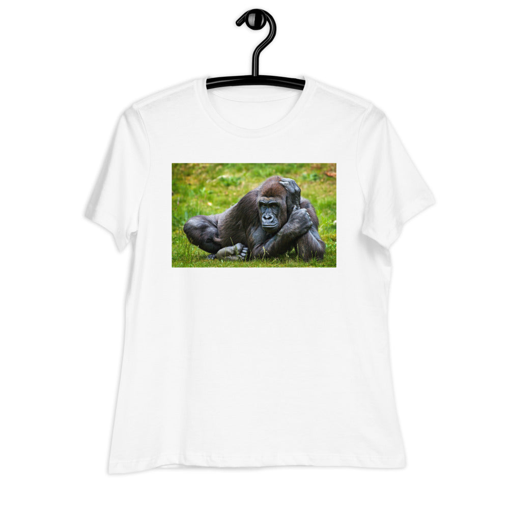 Premium Soft Crew Neck - Gorilla in the Grass