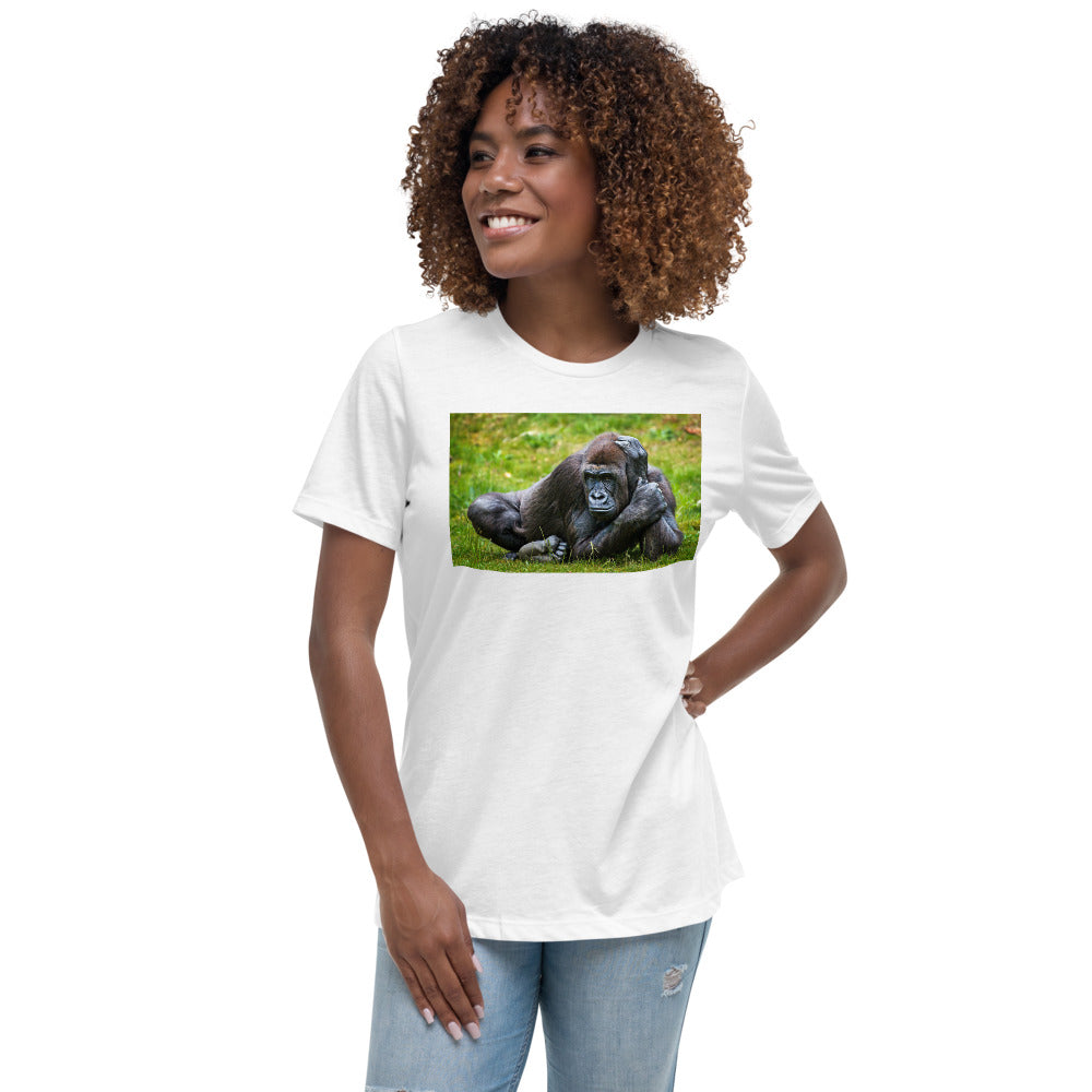 Premium Soft Crew Neck - Gorilla in the Grass