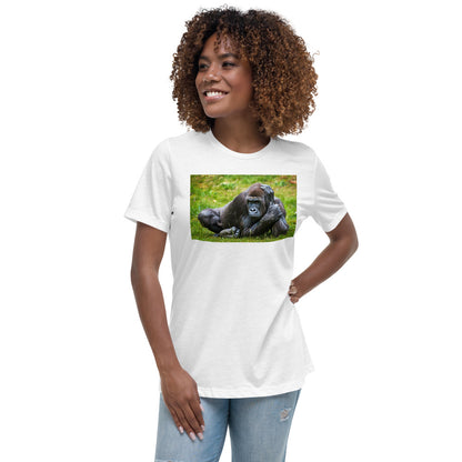 Premium Soft Crew Neck - Gorilla in the Grass