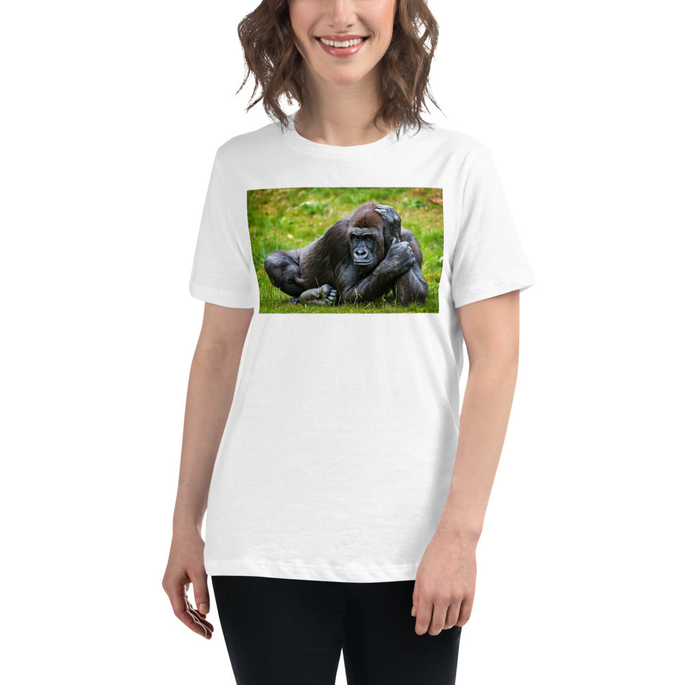 Premium Soft Crew Neck - Gorilla in the Grass