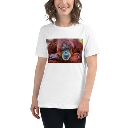 Premium Soft Crew Neck - Natural Redhead Orangutan