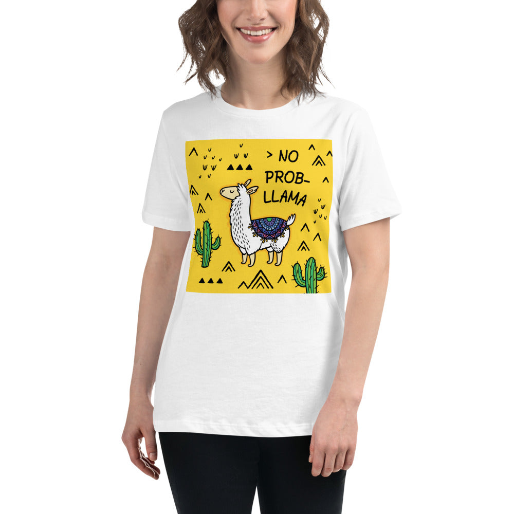 Premium Relaxed Tee - NO PROB-LLAMA