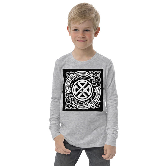 Premium Soft Jersey Crew - Viking Runes & Celtic Knot Design