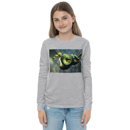 Premium Soft Long Sleeve - Green Tree Python