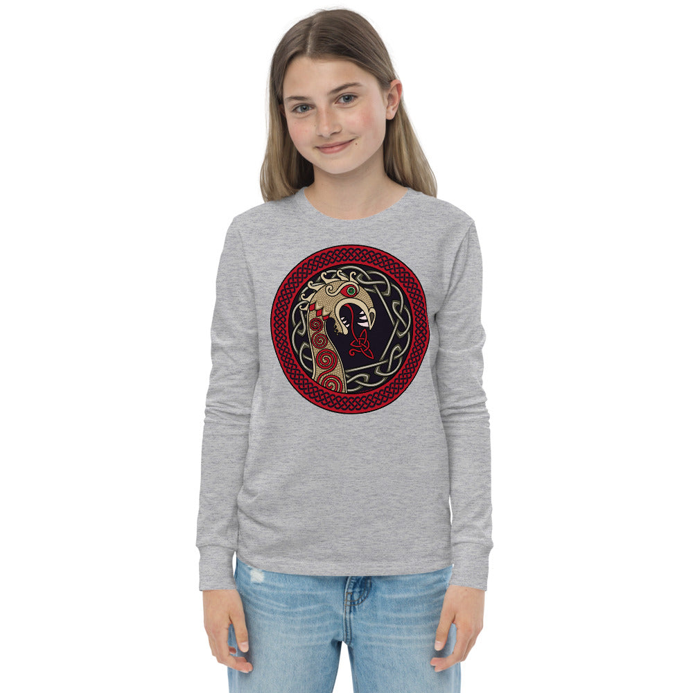 Premium Soft Long Sleeve - Viking Ship Dragon