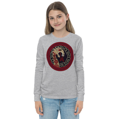 Premium Soft Long Sleeve - Viking Ship Dragon