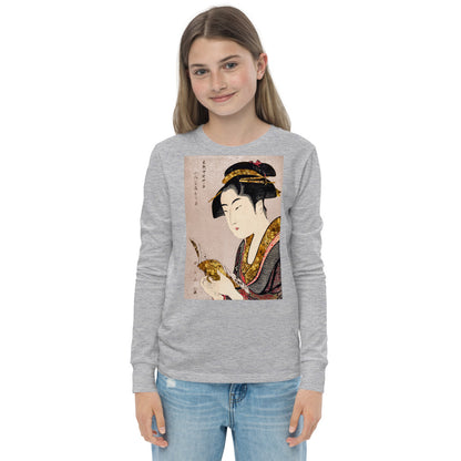 Premium Soft Long Sleeve - Japanese Lady Reading
