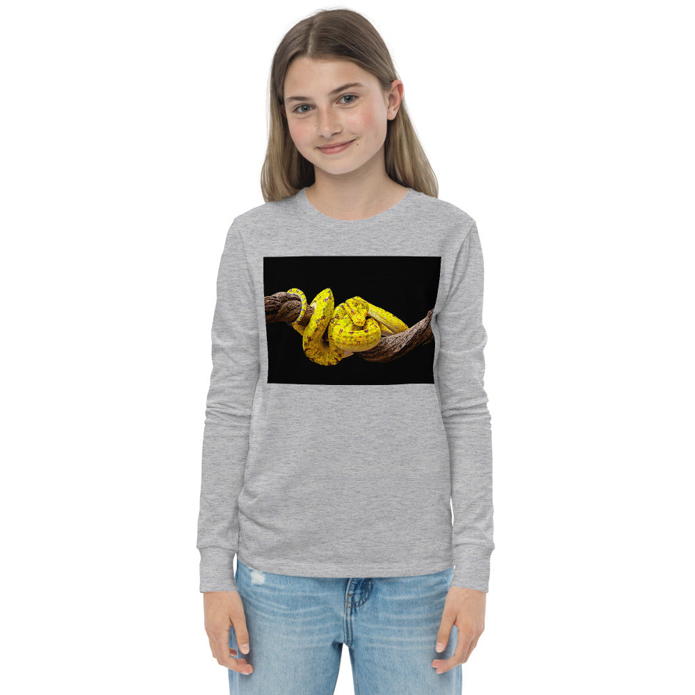 Premium Soft Long Sleeve - Yellow Green Tree Python